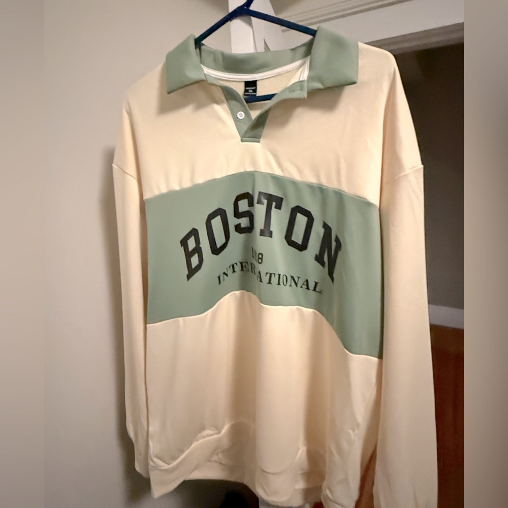 Lightweight material Boston International Long Sleeve, never been worn